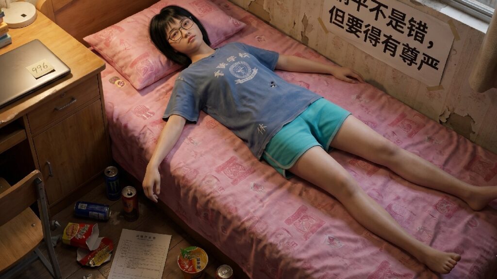 chinese lying flat