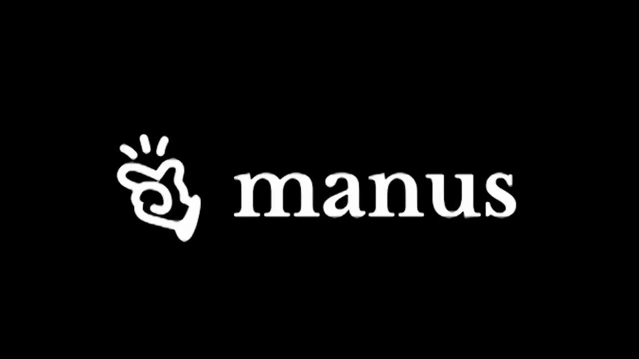 Meta Manus acquisition logo on black background
