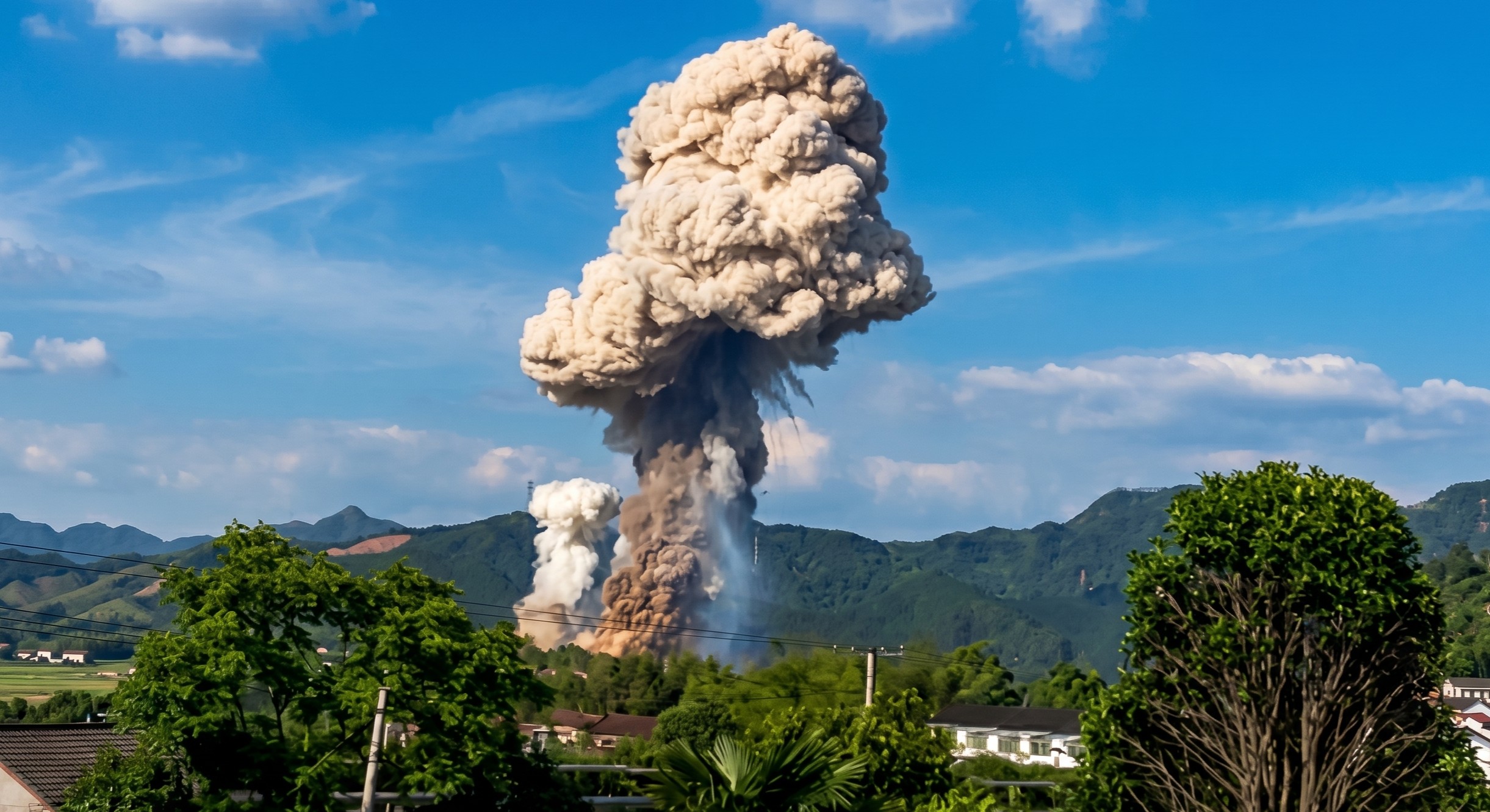 explotion in firework factory china